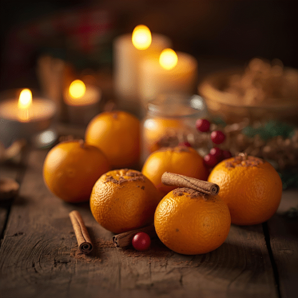 ŚWIĄTECZNY OLEJEK ZAPACHOWY POMARAŃCZA Z CYNAMONEM